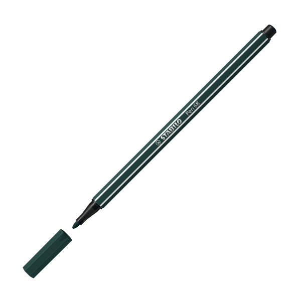 Feutre de dessin STABILO Pen 68 - pointe moyenne - Vert anglais