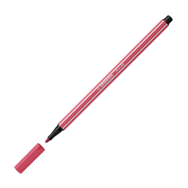 Feutre de dessin STABILO Pen 68 - pointe moyenne - Rouge grenadine