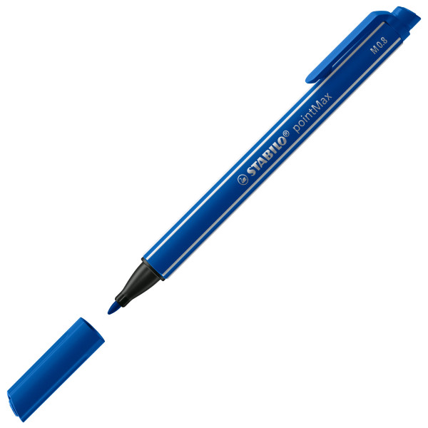 Stylo-feutre STABILO pointMax - pointe moyenne - Bleu