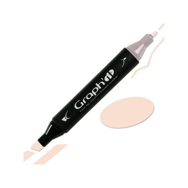 photo-Marqueur - GRAPH'IT - Beige - Nude - 4150 - Deux pointes - Dessin - Illustration