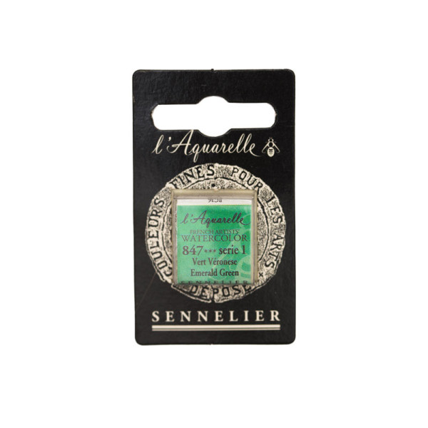 Aquarelle Extra-Fine 1/2 Godet Vert Véronèse Sennelier