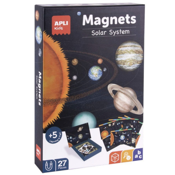 photo-Jeu - Magnets - Puzzle magnétique - Système solaire - Enfant - Apli Kids