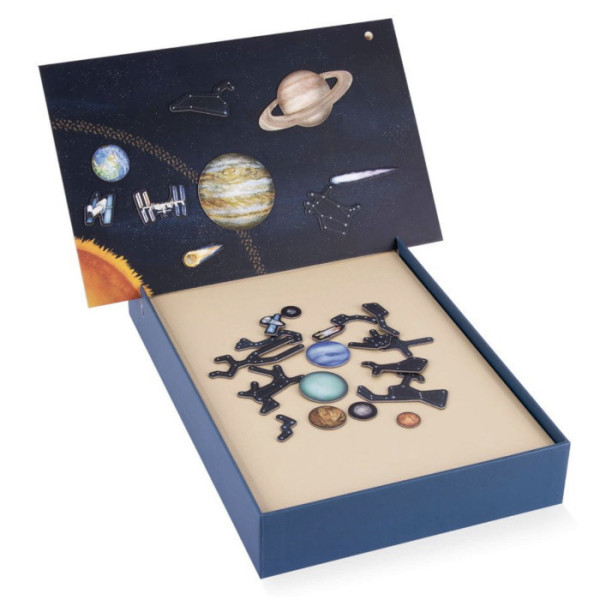 Jeu - Magnets - Puzzle magnétique - Système solaire - Enfant - Apli Kids
