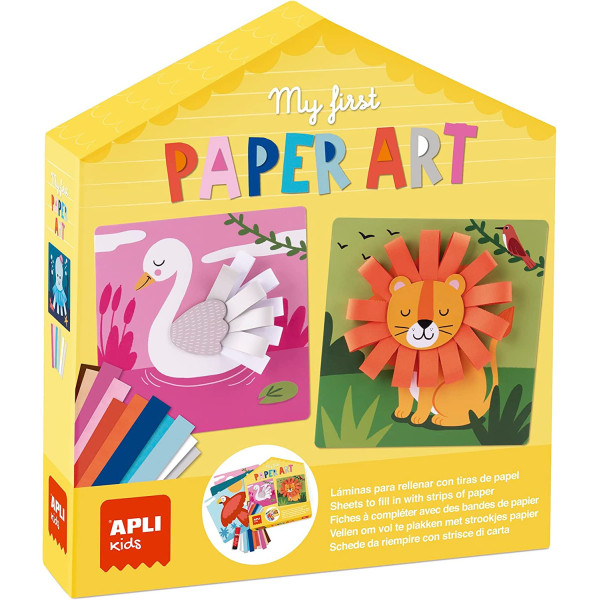 photo-Boîte d'activités créatives - Enfant - Paper Art - Apli Kids