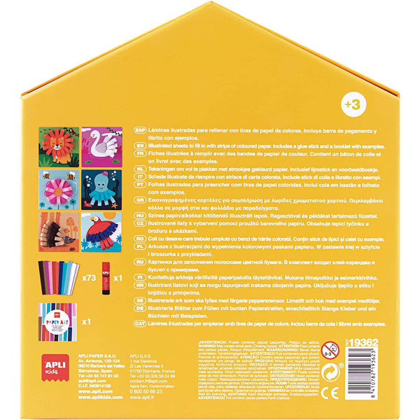 Boîte d'activités créatives - Enfant - Paper Art - Apli Kids