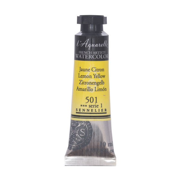 photo-Aquarelle extra-fine - Jaune citron - tube 10 ml - Sennelier
