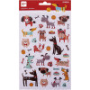 photo-Gommettes - Stickers - Animaux - Chiens - 35 pièces - Apli Kids
