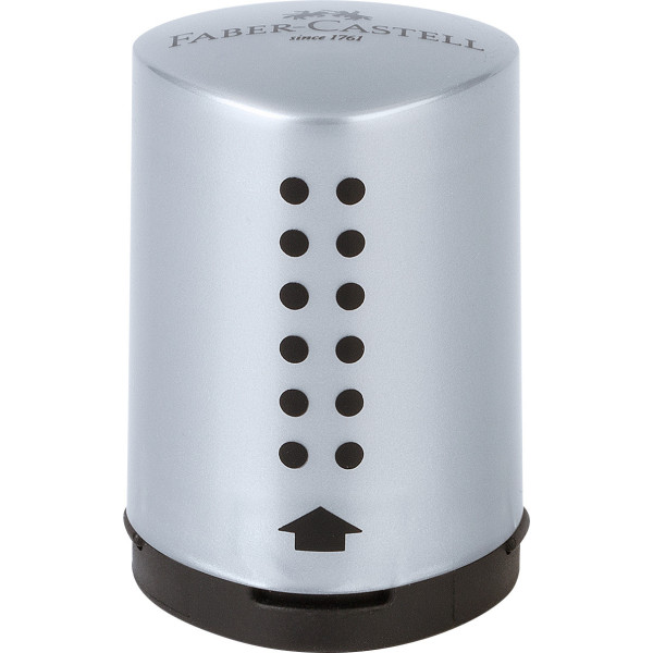 photo-Taille-crayon - Avec réservoir - Couvercle - 1 trou - Grip 2001 Mini - Faber-Castell