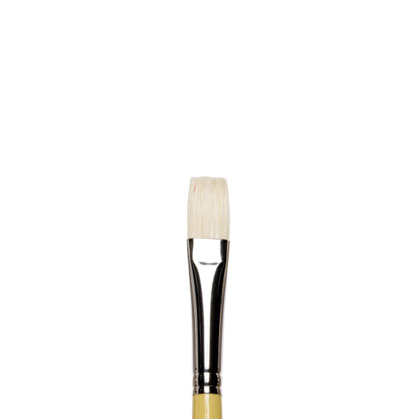 Pinceau - Plat - Huile - Acrylique - Winsor et Newton - Artists - Soie de porc - N°10