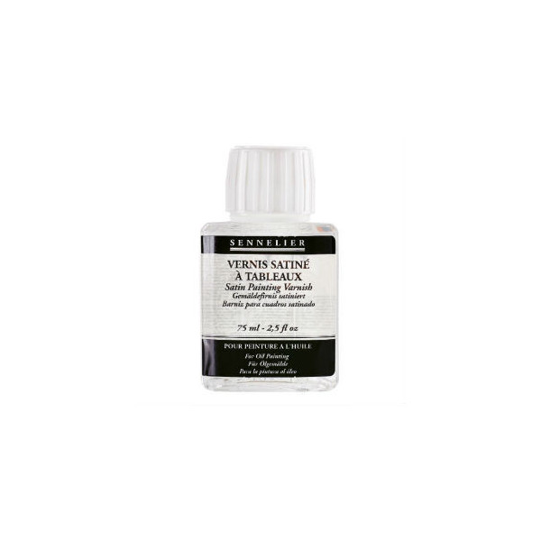 photo-Vernis satiné à tableaux - Peinture à l'huile - Sennelier - 75ml
