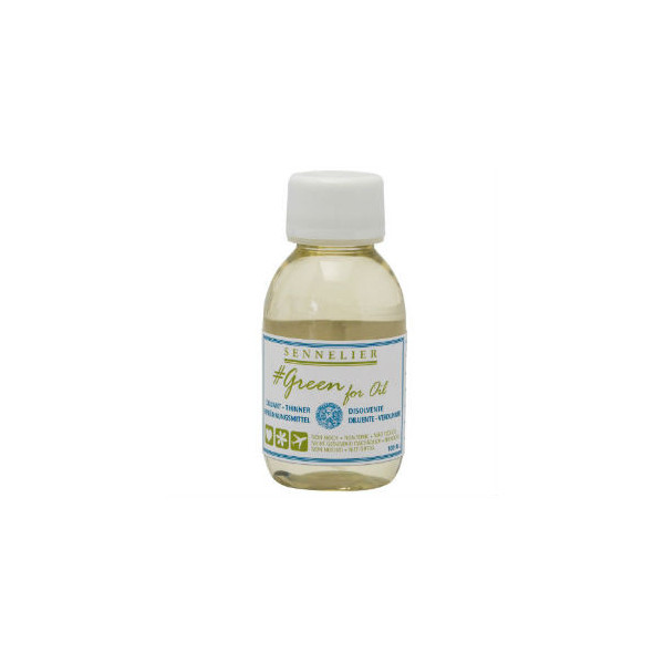 photo-Diluant pour peinture à l'huile - Sennelier - Green for oil - 100 ml