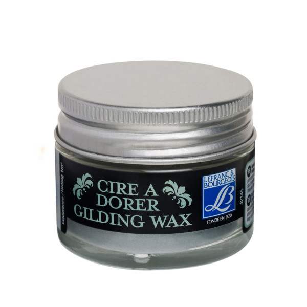 photo-Cire à dorer - Or argent - Lefranc Bourgeois - Pot de 30ml