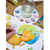 Etui carton de 5 crayons de couleur STABILO woody 3 in 1 mine bicolore + 1 taille-crayon