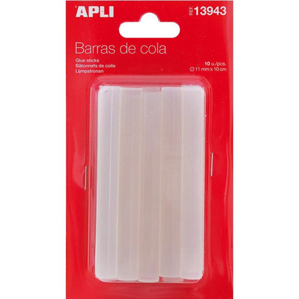 photo-Bâtons de colle pour pistolet à colle - Recharge de colle - 10 unités - Apli