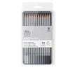 12 crayons graphite - Beaux-Arts - Winsor et Newton - Studio Collection