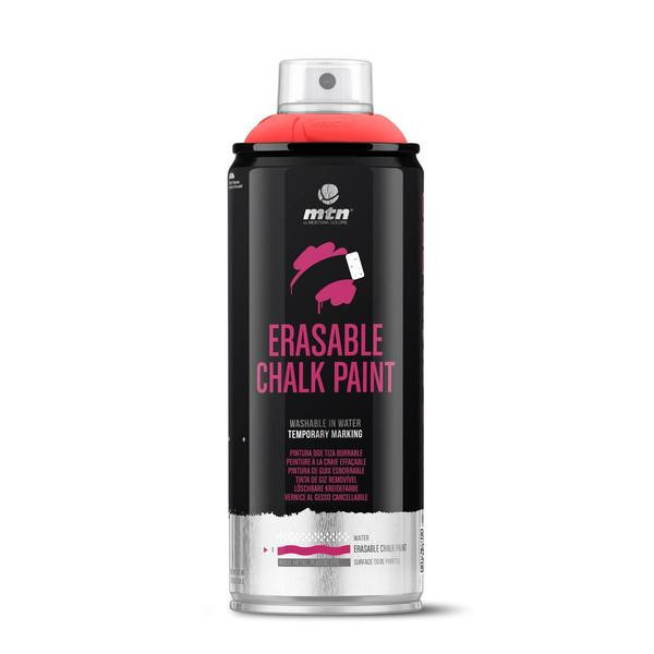photo-Bombe de peinture - Peinture effaçable - Rouge - MTN PRO Chalk - 400ml