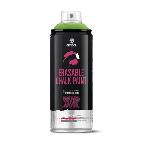 photo-Bombe de peinture - Peinture effaçable - Vert - MTN PRO Chalk - 400ml