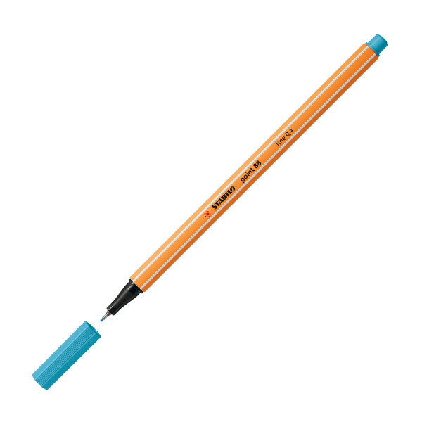 Stylo-feutre STABILO point 88 - pointe fine - Bleu azur
