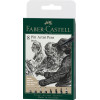 photo-8 feutres - Dessin - Beaux-arts - Noir - Faber-Castell - Pitt Artist Pen