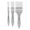 photo-3 pinceaux - Brosses - Plat - Acrylique - Synthétique - Liquitex