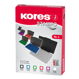 photo-Encreur pour tampon - Recharge pour tampon - Violet - 7x11 cm - Kores - Stampo