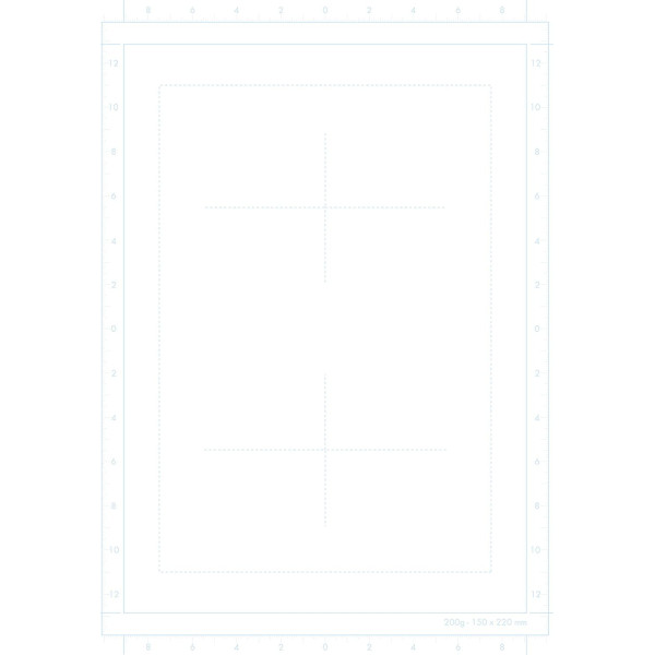 Bloc dessin - A4 - 21x29,7 cm - Manga et Comics - Papier imprimé avec repères - Clairefontaine
