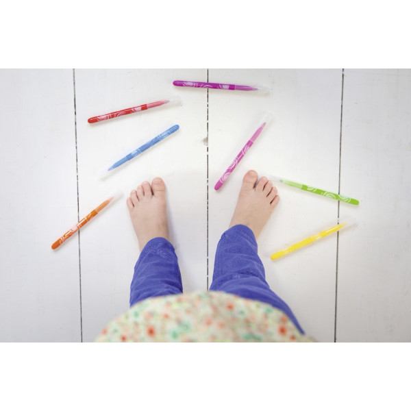 Etui carton de 24 feutres de coloriage STABILO Trio A-Z - pointe fine - coloris assortis