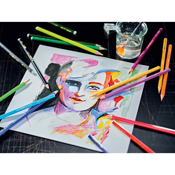 Coffret créatif ARTY STABILO 36 feutres et crayons Pen 68, Pen 68 Brush et aquacolor