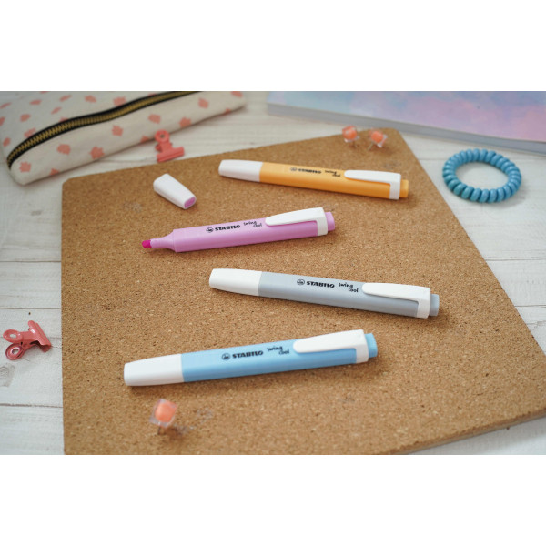 Surligneur gris soie pastel - STABILO Swing cool