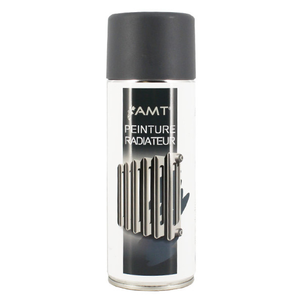 photo-Bombe de peinture - Ardoise gris mat - Pour radiateur - Décoration - 330ml - AMT