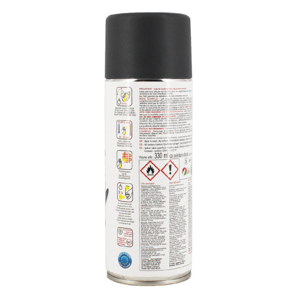 Bombe de peinture - Ardoise gris mat - Pour radiateur - Décoration - 330ml - AMT