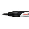 Marqueur craie Uni chalk marker Uni Ball pointe fine noir