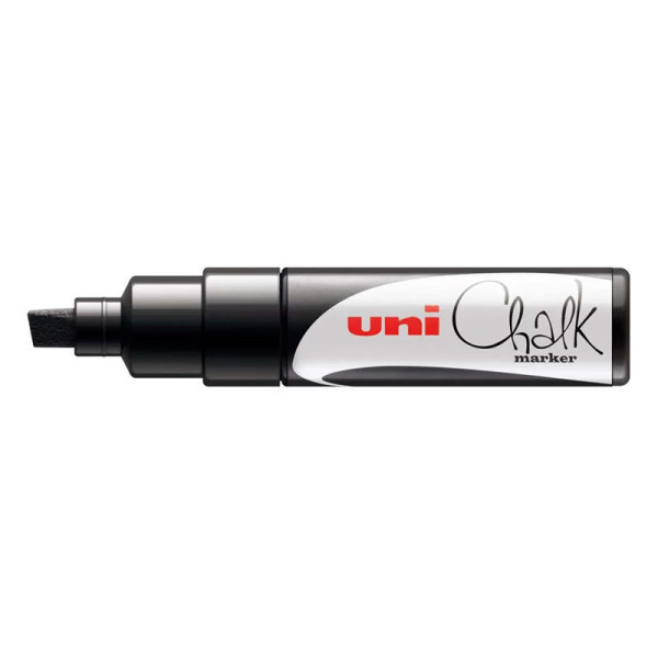 photo-Marqueur craie Uni chalk marker Uni Ball pointe extra large noir