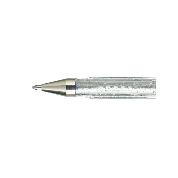 photo-Stylo - Encre gel pailletée - Argent - Pointe 1mm - UniBall - Signo