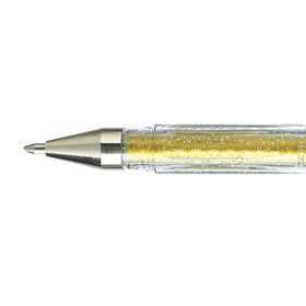 photo-Stylo - Encre gel pailletée - Or - Pointe 1mm - UniBall - Signo