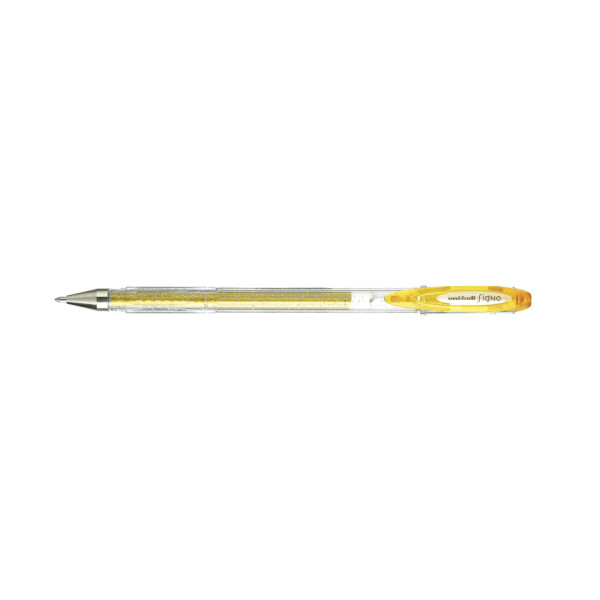 Stylo - Encre gel pailletée - Or - Pointe 1mm - UniBall - Signo