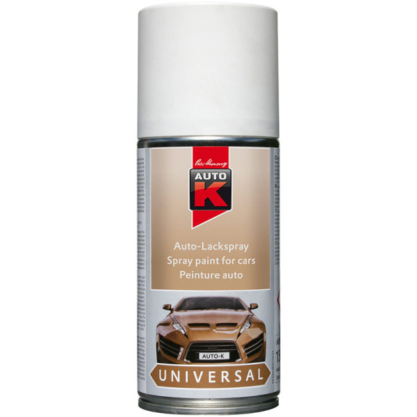 photo-Bombe de peinture pour carrosserie - Multi-marques - Blanc mat - 150ml - Auto K