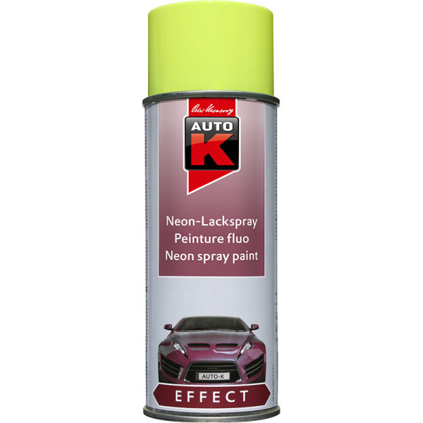 photo-Bombe de peinture - Carrosserie - Jaune fluo - 400ml - Auto-K