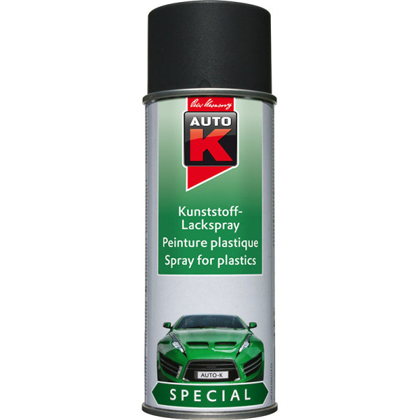 photo-Bombe de peinture automobile spécial plastique gris anthracite Auto-K