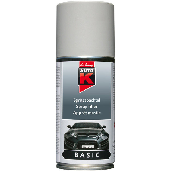 photo-Bombe aérosol mastic gris pour véhicule Auto-K 150ml