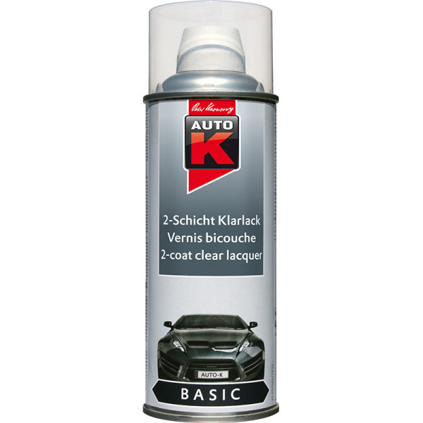 photo-Bombe aérosol vernis de finition transparent bi-couche Auto-K 400ml