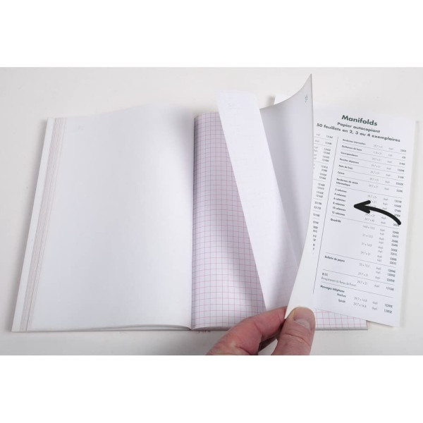 Cahier de notes de frais - A4 29,7x21 cm - 50 feuilles - Dupli - Exacompta 3144E