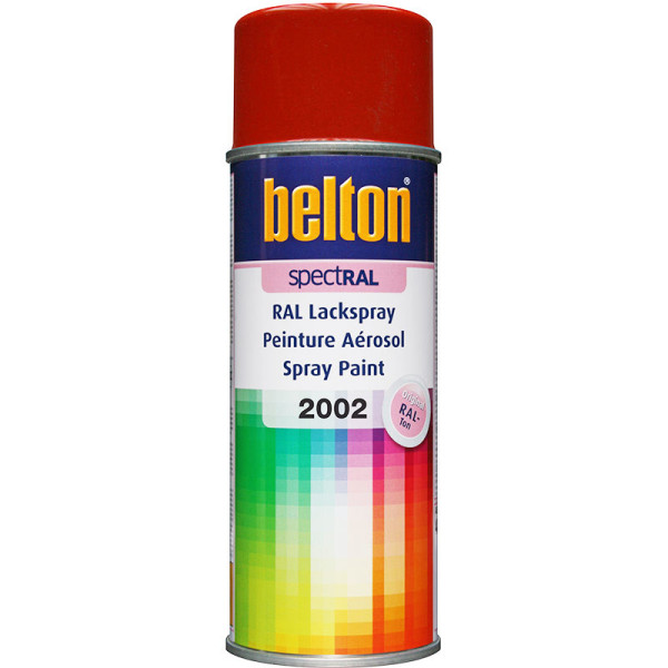 photo-Bombe de peinture Belton Spectral RAL2002 Orange sang 400ml