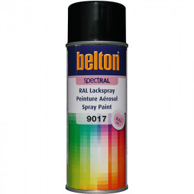 photo-Bombe de peinture Belton Spectral RAL9017 Noir signalisation 400ml