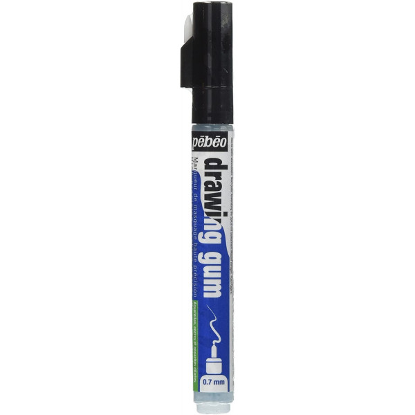 Marqueur - Drawing gum - Liquide de masquage - Pointe ronde 0,7mm - Pébéo