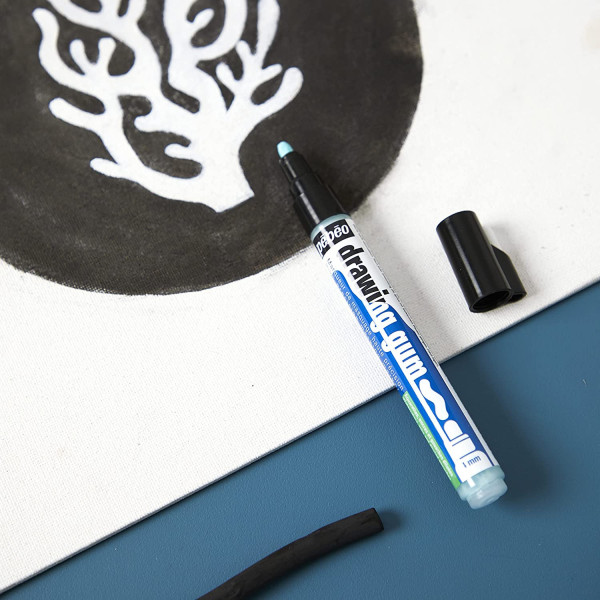 Marqueur - Drawing gum - Liquide de masquage - Pointe ronde 4mm - Pébéo