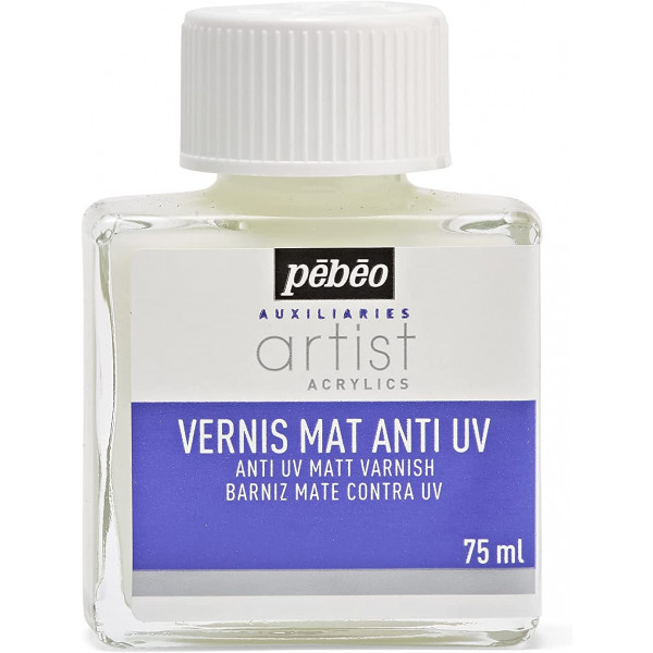 photo-Vernis mat - Médium pour peinture acrylique - Pébéo - Flacon de 75ml