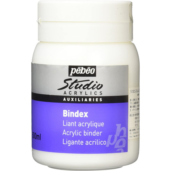 photo-Liant brillant - Médium pour peinture acrylique - Bindex - Pébéo - 500ml
