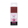 photo-6 bâtons de cire à cacheter pour pistolet à cire - Rouge cerise - Herbin