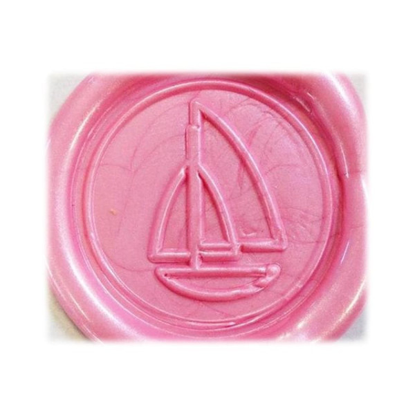 6 bâtons de cire à cacheter pour pistolet à cire - Rose pâle - Herbin